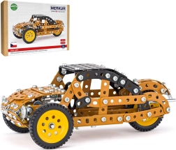 Set de construcție metalic Merkur, automobil istoric hadraplán, 295 de piese