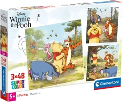 Puzzle Ursulețul Pooh 3x48 piese Clementoni