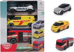 Set vehicule de salvare SOS – 3 buc, versiune în limba cehă