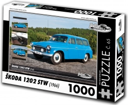 Puzzle RETRO-AUTA Škoda 1202 STW 1000 de piese