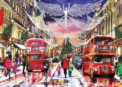 Puzzle de Crăciun Regent Street 1000 piese GIBSONS