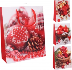 Pungă cadou L Crăciun 31 × 40 × 12 cm