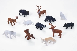 Mojo mini lumea animalelor din pădure – set de 12 figurine în tub