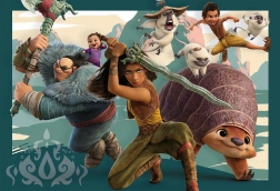 Puzzle Raya și dragonul MAXI 104 piese Clementoni