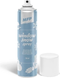 Spray decorativ zăpadă 150 ml pentru ferestre și decorațiuni de Crăciun