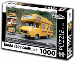 Puzzle RETRO-AUTA ŠKODA 1203 Camp (1969) – 1000 de piese