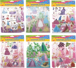 Autocolante cu motive pentru fete – mix de variante