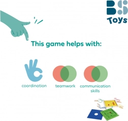 Labirint din lemn – joc de coordonare pentru copii