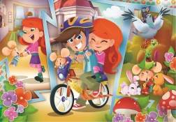 Puzzle Clementoni Șoricelul Gigio cu prietenii MAXI 60 piese