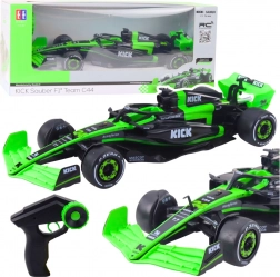 RC monopost F1 C44 KICK Sauber 1:16 negru‑verde
