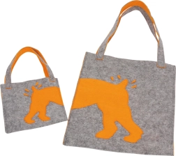 Small Foot genți din fetru Struppi – set de 2 bucăți