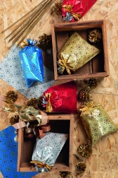 Pungă cello Vločka Metal 25x40 cm