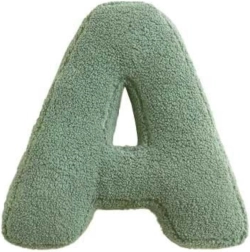 Mealini literă de pluș A verde - 1 buc