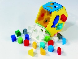 Hexagon de inserare Galaxis – jucărie educativă pentru dezvoltarea motricității fine