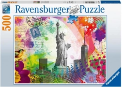Carte poștală din New York – puzzle 500 piese Ravensburger