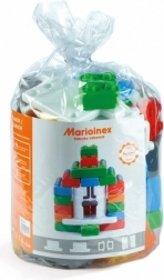 Set de construcție Cărămizi Junior, 40 piese cu ferestre și uși