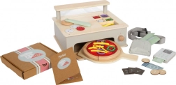 small foot pizzerie set pentru copii