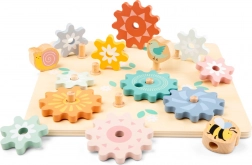 Jucărie din lemn pentru grădină, cu angrenaje, pentru copii