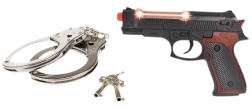Pistol de poliție cu cătușe