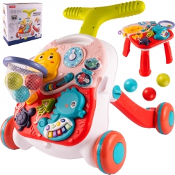 Mers 3în1 cu baschet Dino