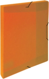 Cutie cu elastic A5 Opaline portocalie