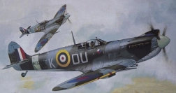 Model de avion Supermarine Spitfire Mk.Vb HI TECH 1:72