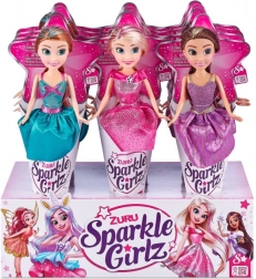 Păpușă SPARKLE GIRLZ prințesă în ambalaj tip con 10,5” – display 12 buc