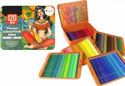 Setul micului artist 120 creioane colorate cu organizer
