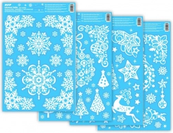 Folie de fereastră de Crăciun Glitr 20x30 cm