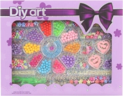 Mărgele în cutie – set creativ de înșirat pentru copii