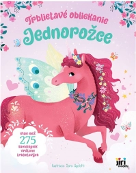 îmbrăcare strălucitoare a unicornilor – carte cu autocolante