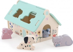 Vilac căsuța de lemn cu forme pentru animale