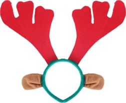 Bentiță de Crăciun Ren cu urechi