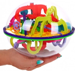 Bila 3D cu labirint pentru copii 6+ Ghidare bile + 299 etape + Joc logic și de îndemânare