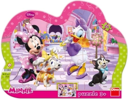 Puzzle Minnie și animăluțele 25 piese