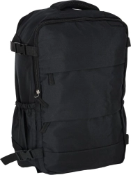 Rucsac de călătorie negru, de mână, 45 × 30 cm