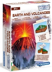 Clementoni Science & Play Pământul și vulcanii – set științific pentru copii