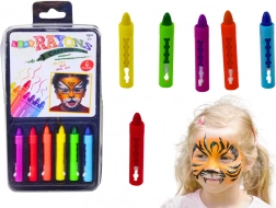 Vopsele Colorate Pentru Față 6 Bucăți