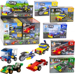 Set de construcție creativă City vehicule 2în1