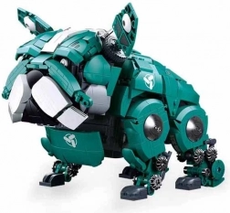 Sluban buldog mecanic – set de construcție verde