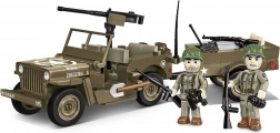 Set de construcție COBI Jeep WILLYS MB cu remorcă 1:35