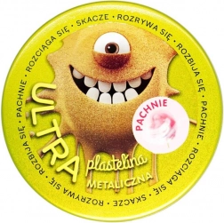 Ultra plastilină parfumată auriu metalic vată de zahăr 128 g