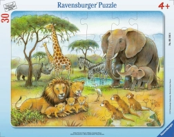 Ravensburger puzzle Animale africane 30 piese