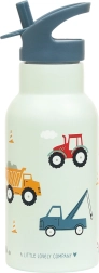 A Little Lovely Company sticlă din inox pentru băut 500 ml – Vehicule