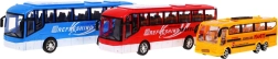 Set autobuze pentru copii 3+ Autobuz școlar și autobuze de excursie cu culori vii
