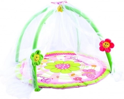 Covor de joacă pentru copii cu plasă de țânțari