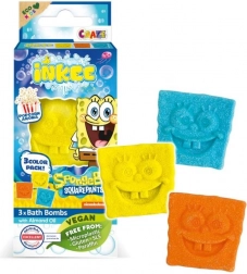 Set mini bile efervescente pentru baie SPONGEBOB – 3×15 g