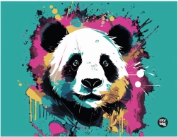 Mușama pentru orele de arte plastice 65 × 50 cm – panda