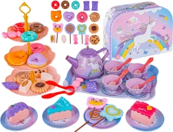 Set de ceai pentru copii Magic Unicorn în valiză, 48 de piese