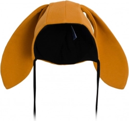 Căciulă pentru bebeluși din bumbac cu urechiușe New Baby Favorite maro 4–6 luni